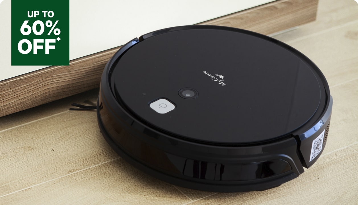 Up To 60% Off All Vacuums & Robot Vacuums