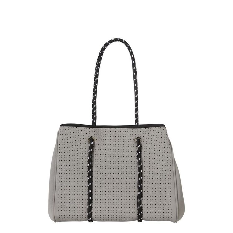 Khoko Collection Neoprene Tote Bag Grey