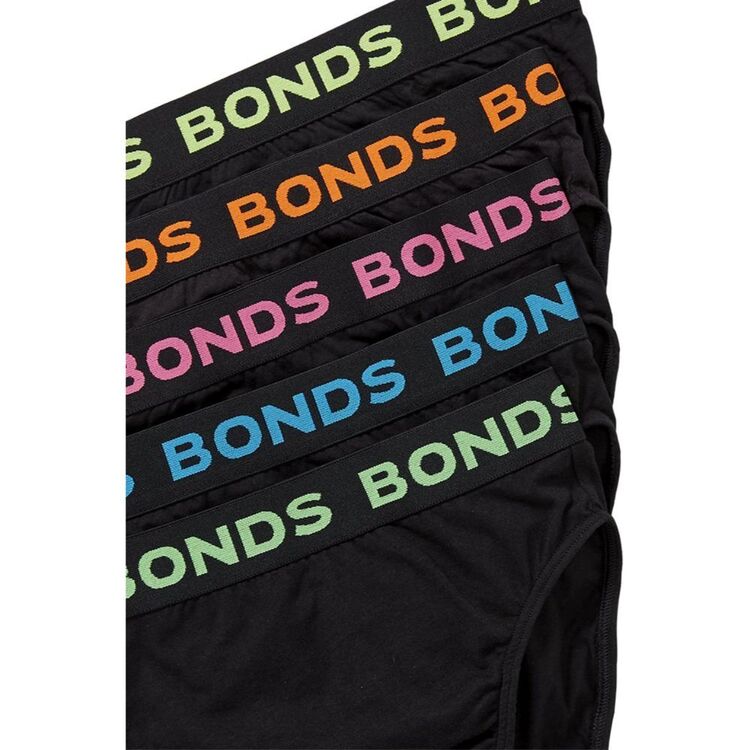 Bonds Mens Underwear Hipster Brief Medium Assorted 5 Pack