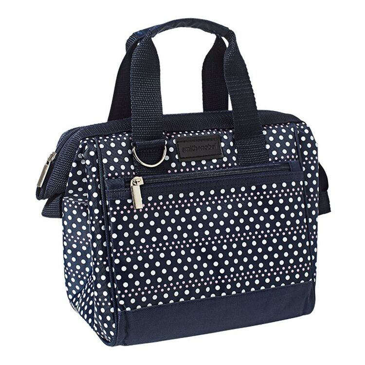Smith + Nobel Insulated Lunch Bag Navy/Dots