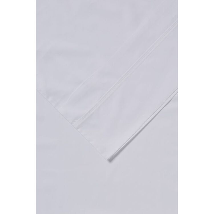 Dri Glo 400 Thread Count Cotton Sateen Sheet Set White