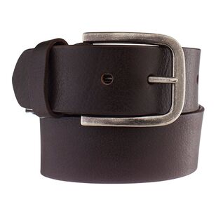 Bronson Casual Men's Genuine Leather Jeans Belt 38 mm Chocolate