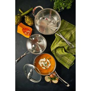 Swiss Diamond 3-Piece Premium Steel Cookset