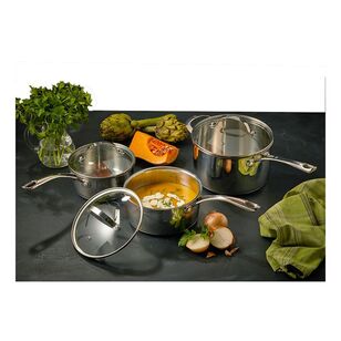 Swiss Diamond 3-Piece Premium Steel Cookset