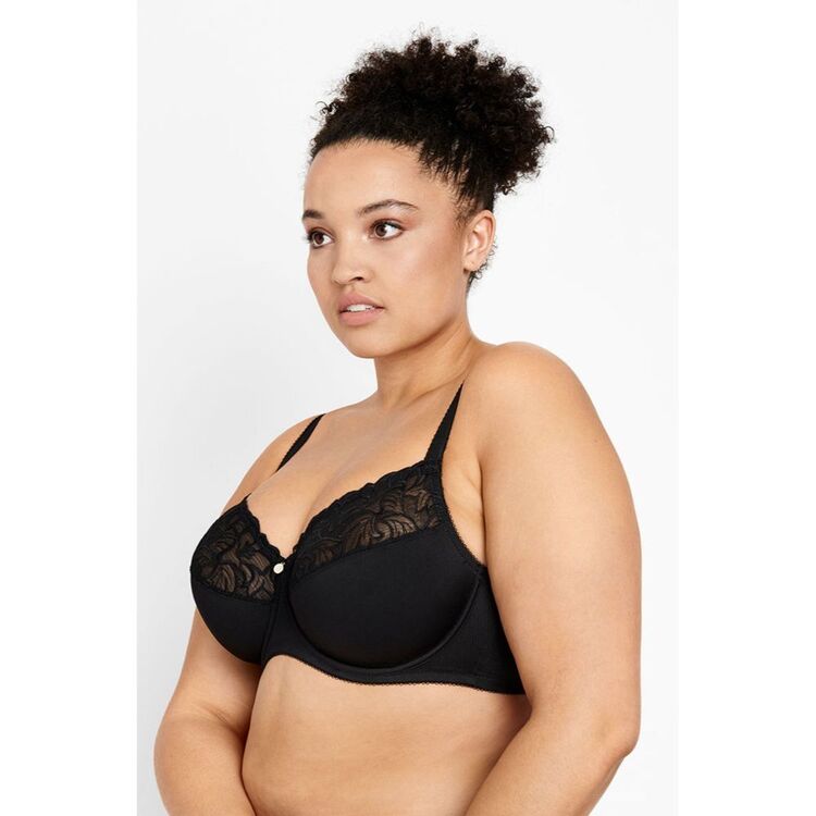 Berlei Women's Classic Full Cup Bra Without Underwire with Front Closure  Coverage, Opaque, Black (Black), 34B : Berlei: : Fashion