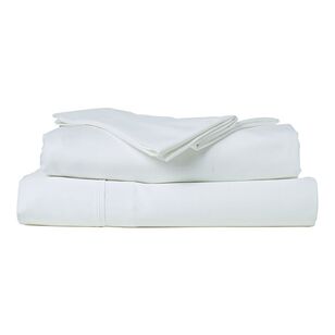 Accessorize 1900 Thread Count Cotton Rich Sheet Set White