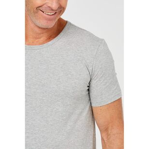 Tradie Black Men's Core Jersey Tee Grey Marle XX Large