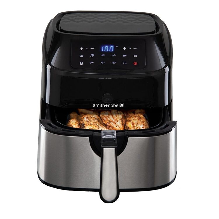 Smith & Nobel 7.5L Air Fryer Black Stainless Steel IA4125