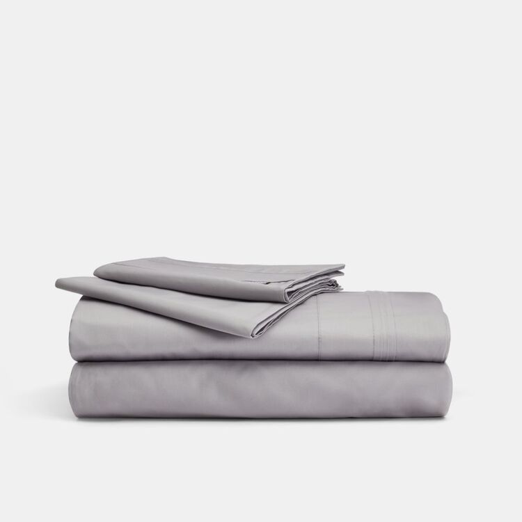Elysian 700 Thread Count Cotton Sheet Set Grey Queen
