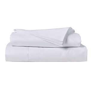 Ramesses 1800 Thread Count Cotton Rich Sheet Set White