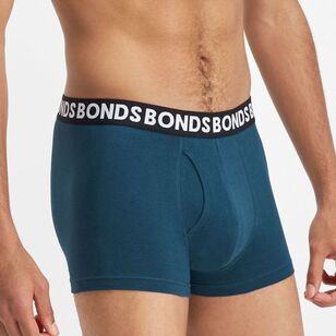 Bonds Men's Everyday Trunk 3 Pack Black & Blue Grey