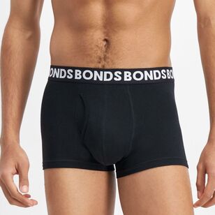 Bonds Men's Everyday Trunk 3 Pack Black & Blue Grey