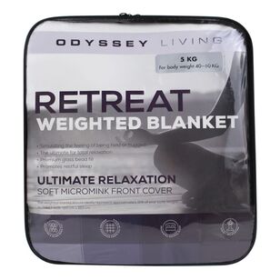 Odyssey Living Weighted Blanket 9kg Cobalt