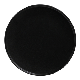 Maxwell & Williams Caviar 24.5 cm High Rim Plate Black