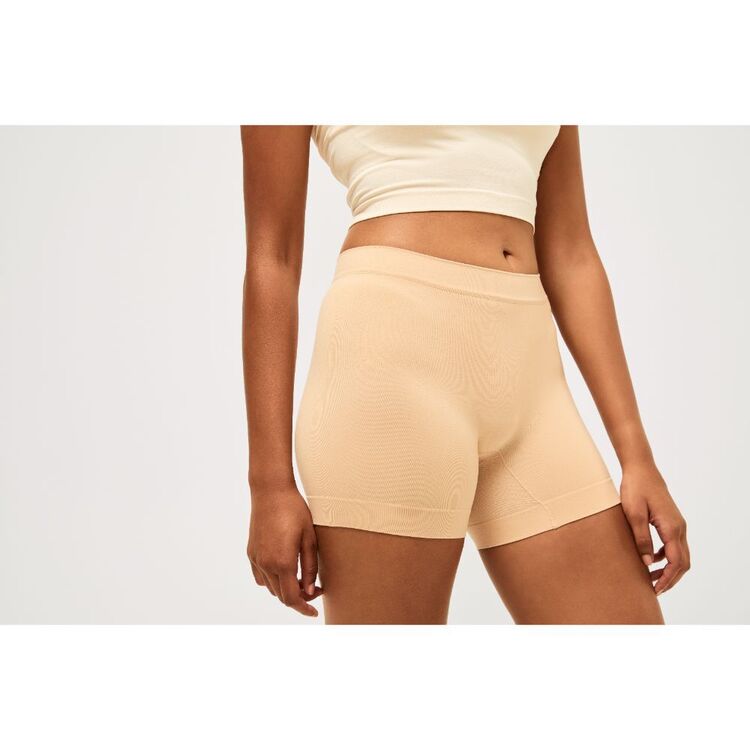 Jockey Life No-Chafe Cool Touch Slip shorts Beige Size S 4-6