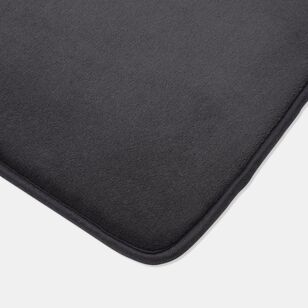 Soren Memory Foam Bath Mat Charcoal 50 x 80 cm