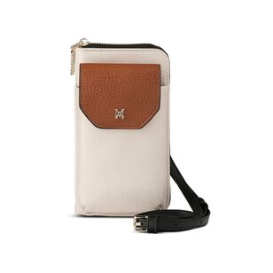 Madison Women's Hallie Large Tech/Wallet Crossbody Bag Stone Mix