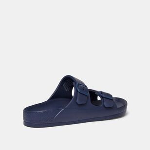 JC Lanyon Men's Double Strap Charlie Eva Slide Navy