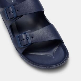 JC Lanyon Men's Double Strap Charlie Eva Slide Navy