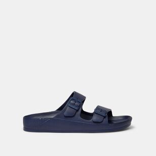 JC Lanyon Men's Double Strap Charlie Eva Slide Navy