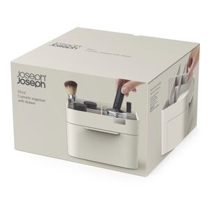 Joseph Joseph Viva Cosmetic Organiser With Drawer - Shell White