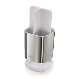 Joseph Joseph Easystore Steel Toothbrush Caddy Silver