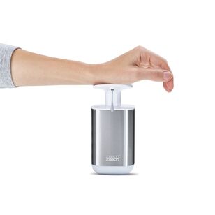 Joseph Joseph Presto Steel Soap Dispenser White