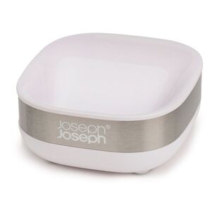 Joseph Joseph Slim Steel Soap Dish White