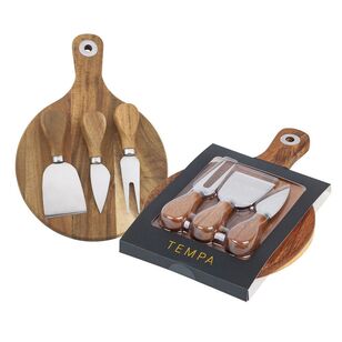 Tempa Fromagerie 4-Piece Round Cheese Set