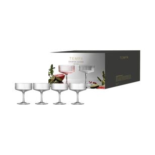 Tempa Esme Cocktail Glass 4 Pack Clear