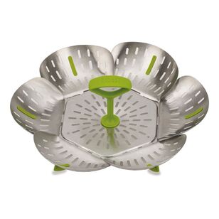 Joseph Joseph Bloom Green Folding Steamer Basket Steel