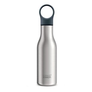 Joseph Joseph Loop 500 ml Brushed/Anthracite Water Bottle