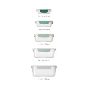 Joseph Joseph Nest Lock 5-Piece Container Set Sage