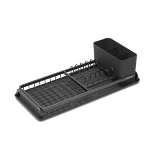 Brabantia Compact Dish Drying Rack Dark Grey