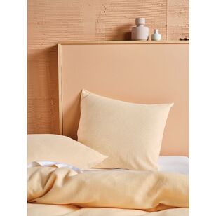 Linen House Providence Cotton European Pillowcase Peach European