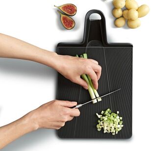 Joseph Joseph Chop 2 Pot Plus Regular Chopping Board Black