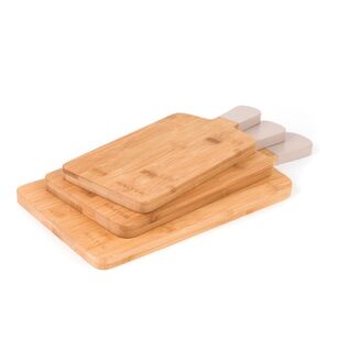 Salter 3 Piece Metallic Chop Board Set