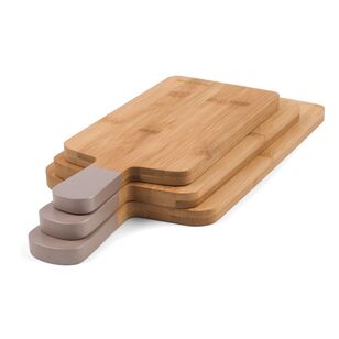 Salter 3 Piece Metallic Chop Board Set