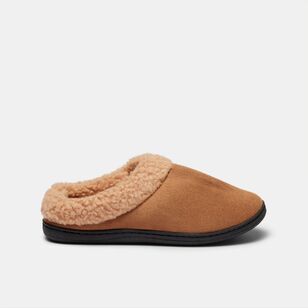 Nic Morris Men's Mal Sherpa Lined Mule Slipper Tan