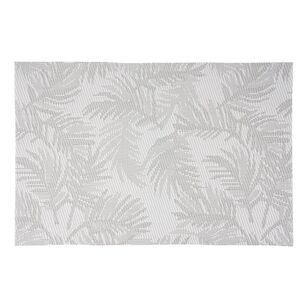 Maxwell & Williams Table Accents 45 x 30 cm Frond Placemat Silver White