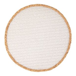 Maxwell & Williams Table Accents 38 cm Round Placemat White Natural