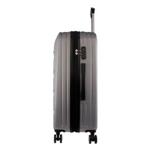 Pierre Cardin 80cm Large Suitcase Silver 80 cm