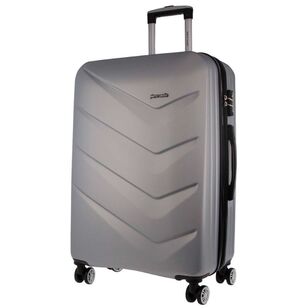 Pierre Cardin 80cm Large Suitcase Silver 80 cm