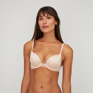 Sash & Rose Women's Romance Push Up Bra Frappe