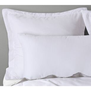 Dri Glo Como Waffle Quilt Cover Set White