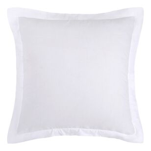 Dri Glo Tailored European Pillowcase White European