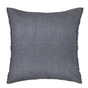 Dri Glo Fringe European Pillowcase Charcoal European