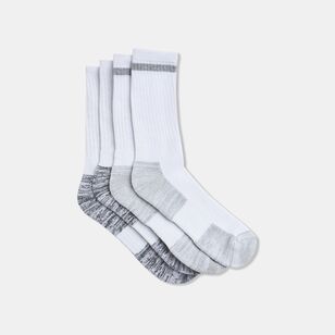 Nic Morris Men's Sports Sock 2 Pack White