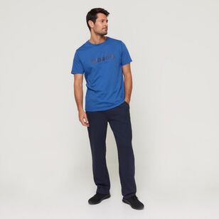 Diadora Men's Heritage T-Shirt Blue Small