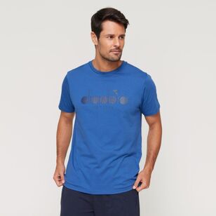 Diadora Men's Heritage T-Shirt Blue Small